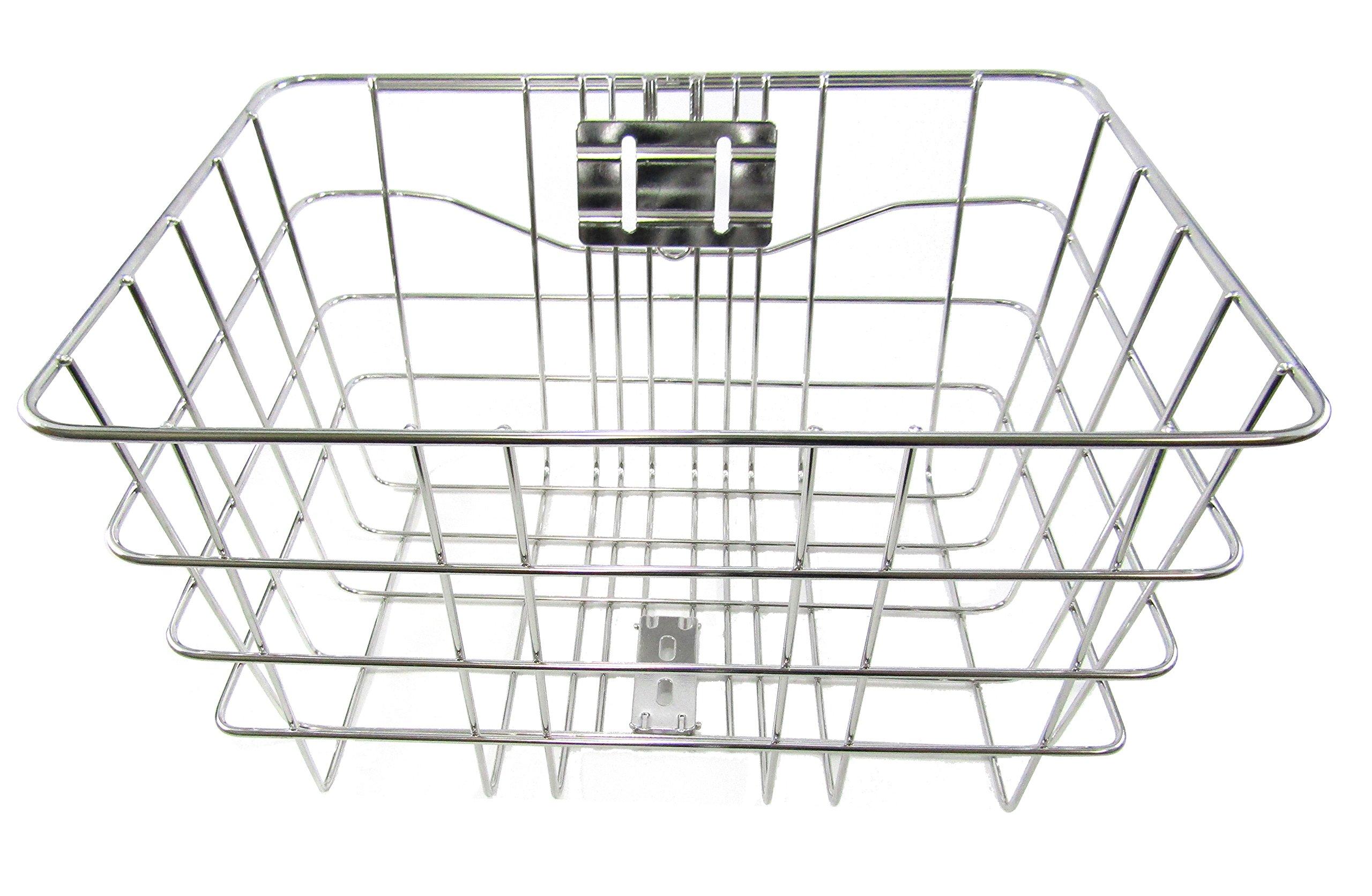 

Bridgestone (BRIDGESTONE) Stainless Steel Front Basket for HYDEE.B and HYDEE.II Bicycles (BK-HDB.B F761311SU)