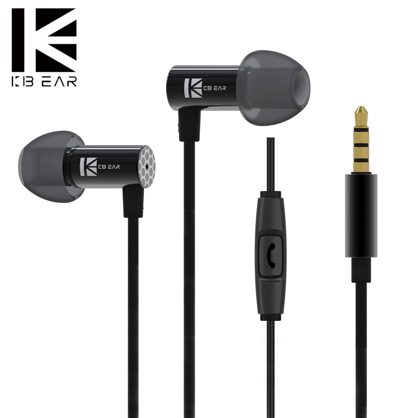 

Навушники KBEAR LittleQ з мікрофонним дротом, мобільні ігри, спортивні музичні навушники 3.5mm microphone чорний