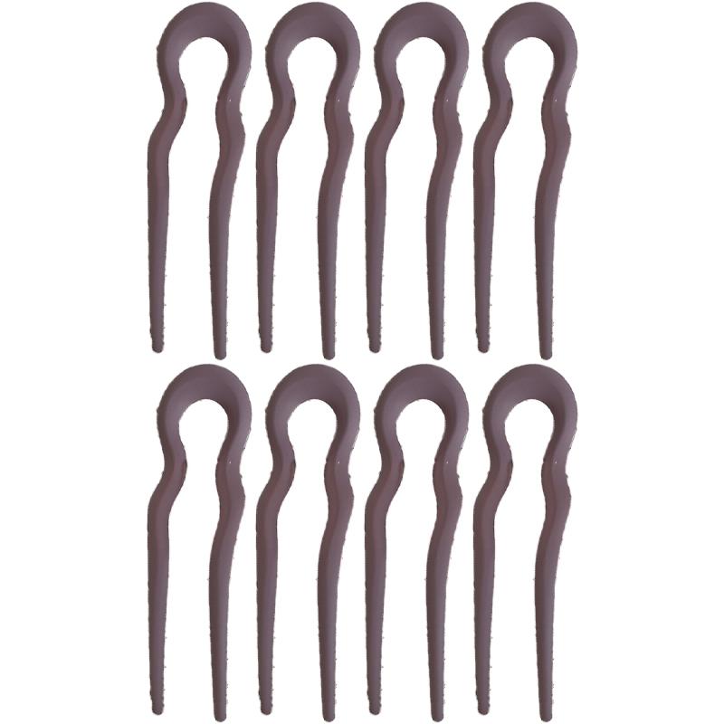 New Simple Matte Wave U-shaped Solid Color Hairpin Women Versatile Elegant Pan Hair Clip for Girl Hair Accessories