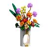 New Year Home Decor Artificial Flower Bouquet Building Blocks With Luminous Vase MOC Flowers Blocks DIY Kids Toys