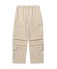 AECA Washed Multi Cargo Pants-Beige