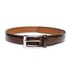 [KIETH] Men's Business Belt, Smooth Leather, Cowhide, Dark Brown, 30mm Width, One Size Fits All, Over 50 Years of History and Craftsmanship, Made In