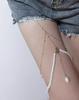 Pearl Tassel Thigh Chain: Fashionable Nightclub Style Body Jewelry