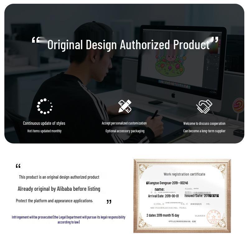 Original Macaron Soft PVC Luggage Tag with Epoxy Printing