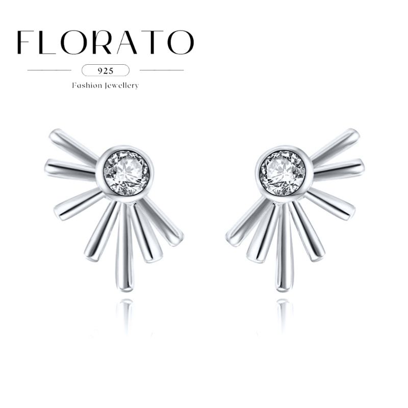 

925 Silver Needle Rivet Micropaved Zircon Pendant Hoop Earrings For Women Punk Vintage Earrings Fashion Party Jewelry Gifts бірюзовий