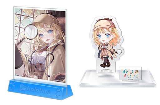 Ichiban Kuji Hololive Vol.5 Mini Art Board Prize & Kyun Chara Prize Acrylic Stand Watson Amelia 2-Piece Set