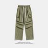 Spring and autumn new loose straight vertical versatile sweatpants men's trendy youth tooling casual pants