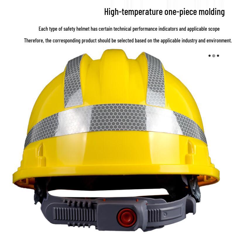 Thickened Reflective Construction Safety Helmet