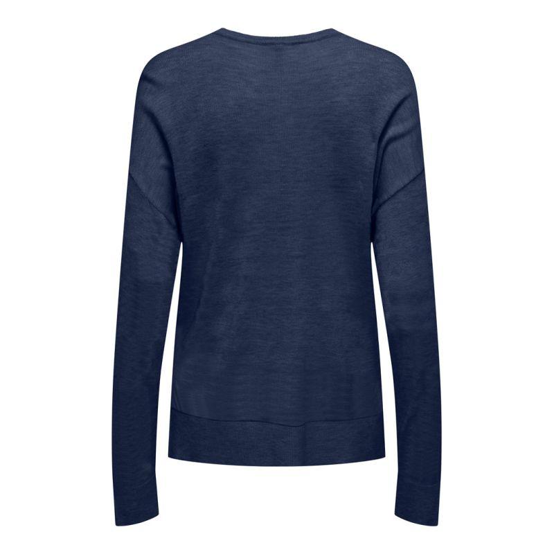 Haut vienna manches longues en maille col V Femme ONLY