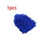 1/2PCS Chenille Plush Gloves for Car Cleaning Thickened Doublesided Car Cleaning Tools Ultrafine Fiber Car Washing Gloves