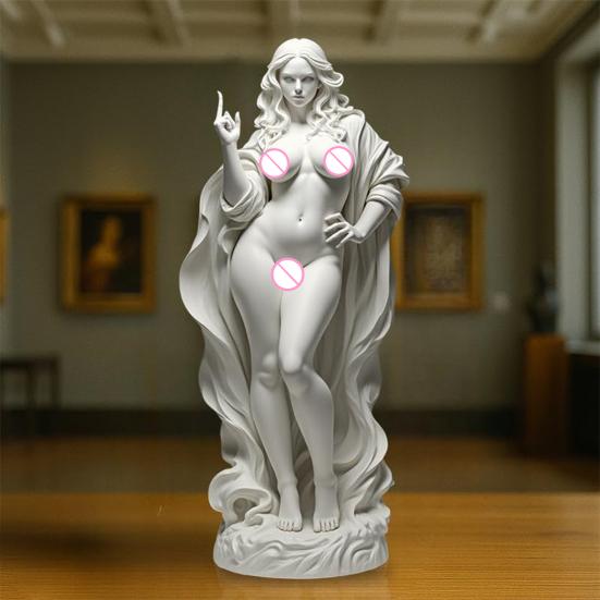 Witch Goddess Statue Witch Ornament with Attitude Easy to Display Bookshelf Art Piece Witch Theme Party Decor