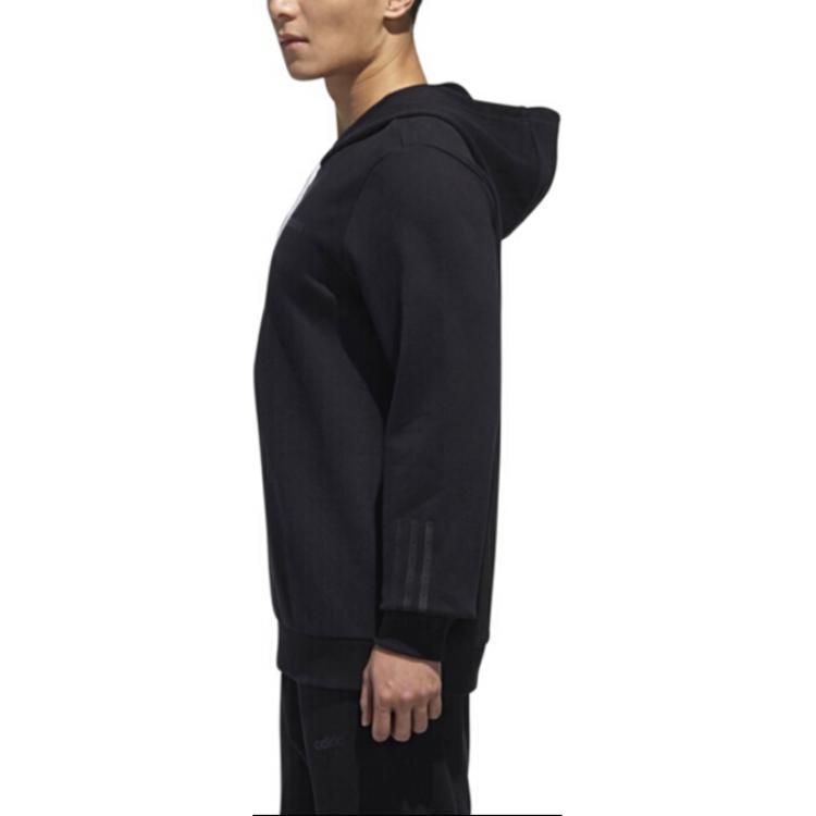Adidas Sweatshirts Men's Black Hooded Thin Regular DW7884