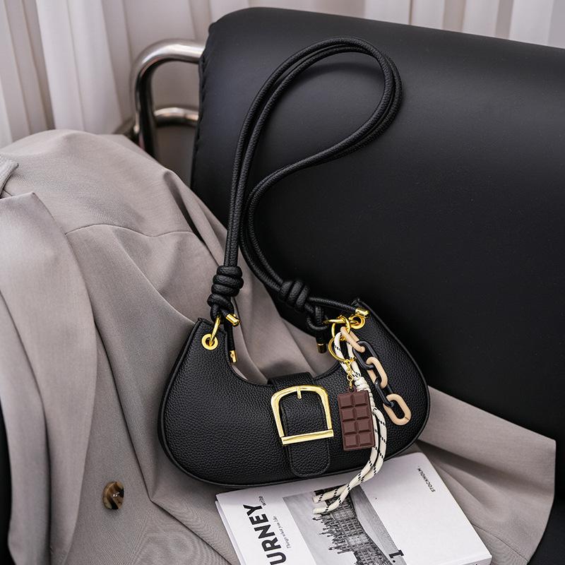 Premium Sense of Foreign Style Women's Bag 2025 New Versatile Niche Design Single Shoulder Underarm Bag Spring and Summer Dumpling Bag