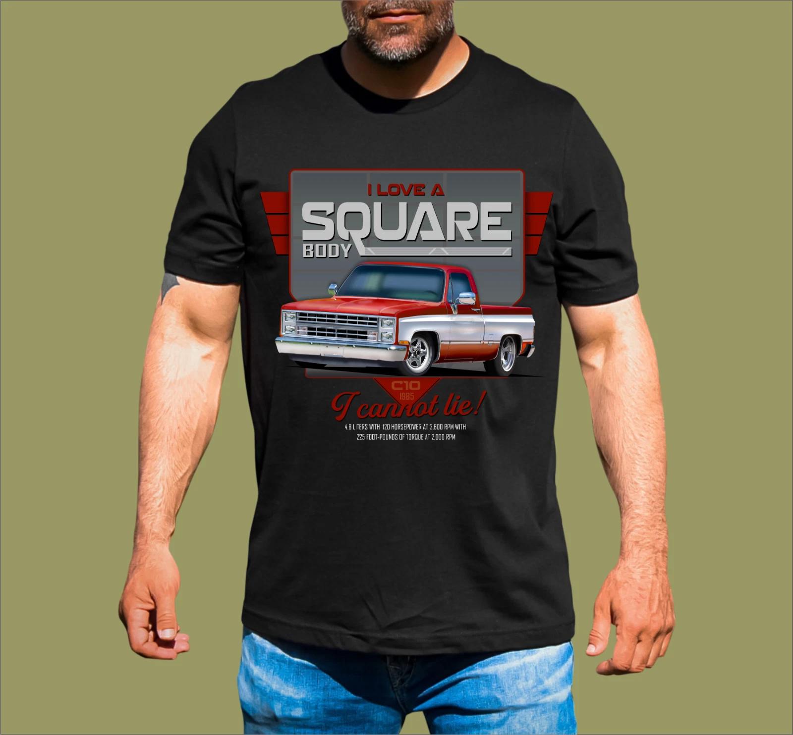 I LOVE A SQUARE BODY CHEV T-SHIRT 2XL