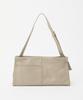 Russet Leather Horizontal Shoulder Bag RUZ1052222A0002 Free Size Greige