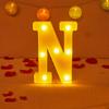 Alphabet Letter LED Lights Luminous Number Lamp Decor Battery Night Light for Home Wedding Birthday Christmas Party Decoration KTY