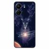 For Xiaomi Redmi 13C 4G Case Animals Painted Black Bumper Silicon TPU Coque for Redmi13C 4G 13 C Shockproof Covers Wolf Soft Bag