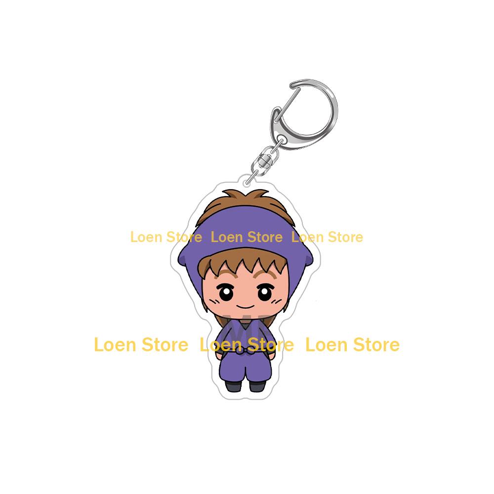 Nintama Rantarou Mascot Kirimaru Shinbei Kuroki Nanatsumatsu Tobe-sensei Doi-sensei Chibi Anime Acrylic keychain Bag pendant Toy
