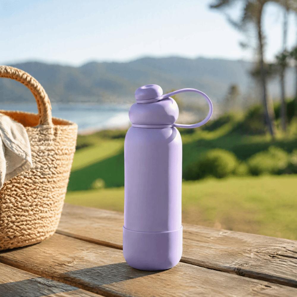740ml Sports Thermos Bottle Stainless Steel Portable Vacuum Flask Coffee Tumbler Travel