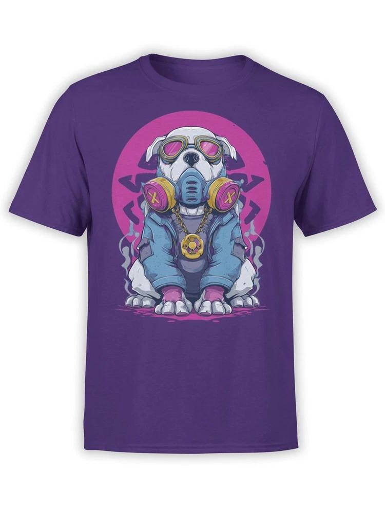 Toxic Woof Tshirt Neon Cyber Dog Tee For Streetwear Unisex S