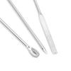 3Pcs Professional Nail Art Stirring Rod Spatula Set Stainless Steel Needle Stick Nail   Tools