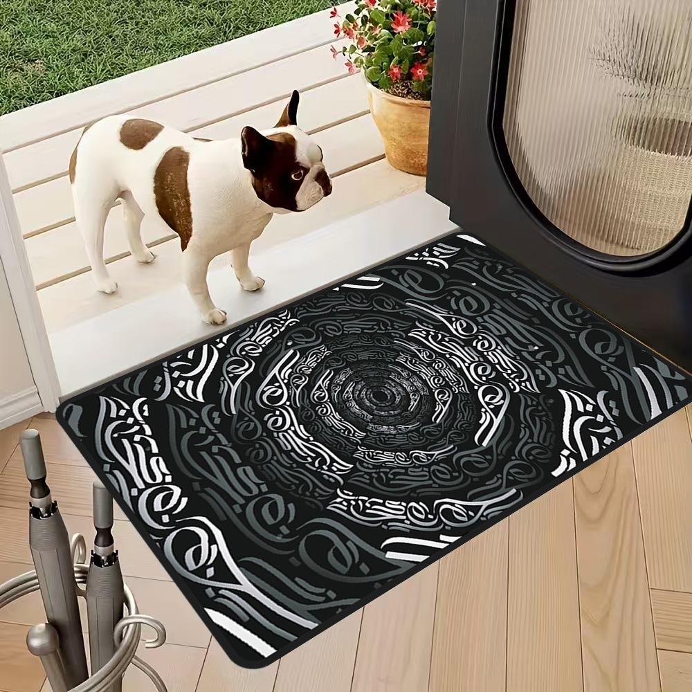

Crystal Velvet Floor Mat - Dirt-Resistant, Wear-Resistant, Dustproof, Non-Slip: Ideal for Kitchen and Balcony. 40*60cm Crystal Velvet
