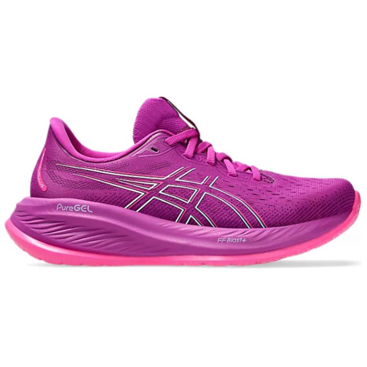 Asics Gel Cumulus 26 Bold Magenta Women Sneakers Purple Bright-Cyan 1012B599-500
