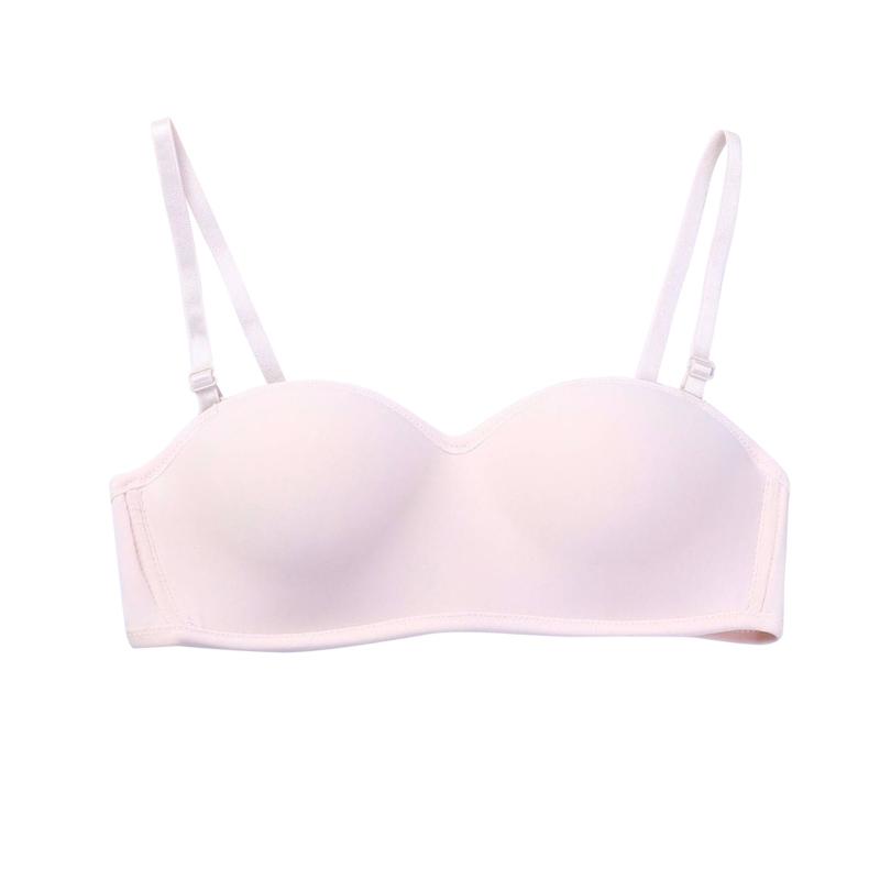 

Женский трехмерный бюстгальтер с защитой от потускнения без стального кольца. Тонкий противоскользящий бюстгальтер. Женский бюстгальтер без бретелек для двух ношений. 34/75AB