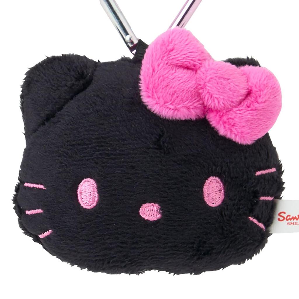 Sanrio Mascot Holder Kao Love Hello Hello Kitty Black 087599 Face-shaped (I Kitty)