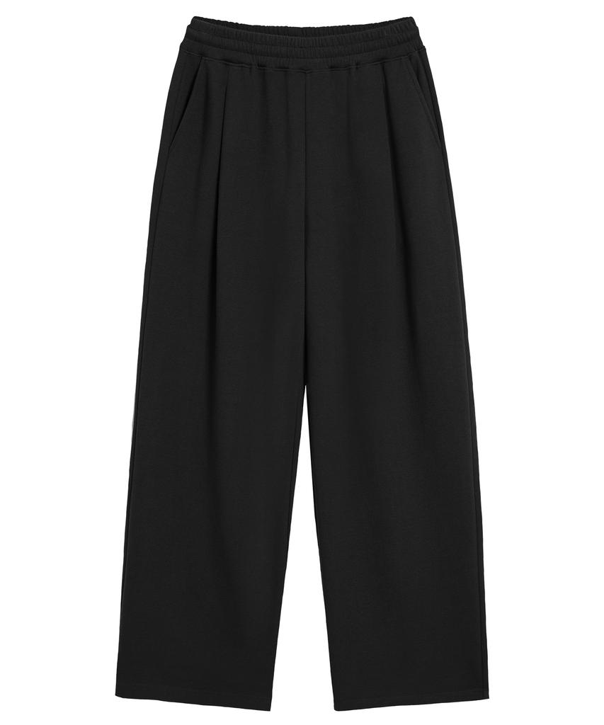 BRENSON (Renew Ver.) Single-Pleat Wide Sweatpants ( 8 Colors ) ( Fleece Line Option ) (Type B)
