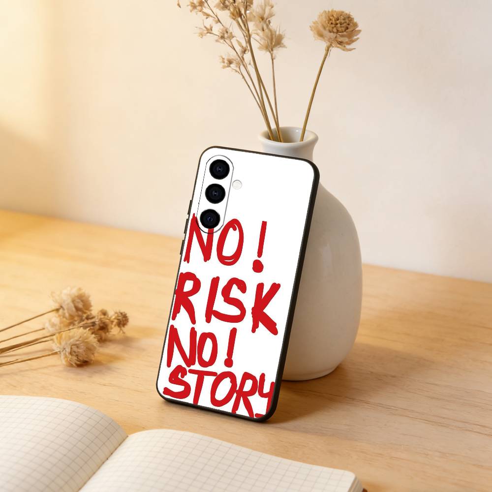 

Day Trader Trading RISK RICH Phone Case For Samsung Galaxy A73,A72,A71,A70,A53,A52,A51,Others Soft Black Cover Samsung a71 5g