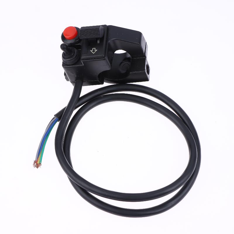

Aluminum 78 Inch Motorcycle Handlebar Switch Left Mount Control for Horn Winker Headlight Replacement Part чёрный