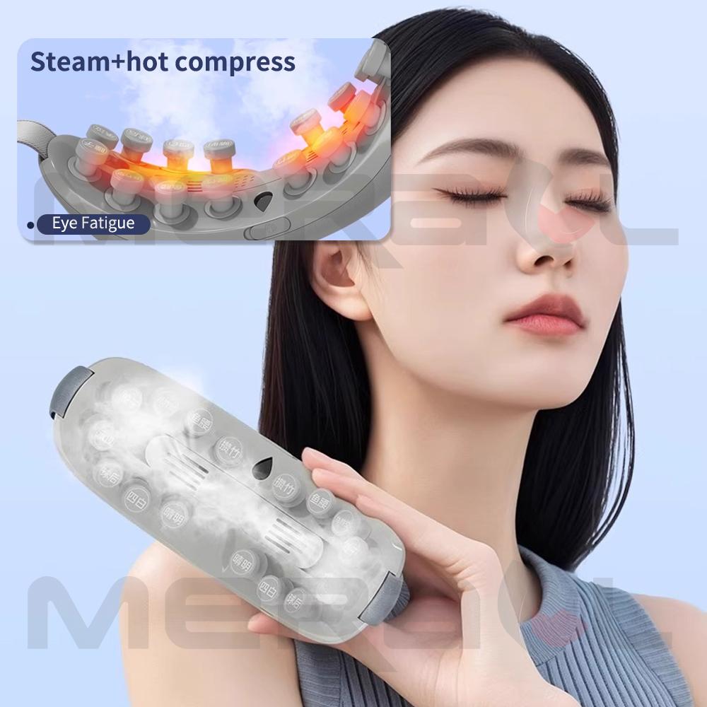 Smart Eye Airpressure Massager Vibration Heated Massage Eyes Massage Tired Eyes Dark Circles Remove Eye Care Glasses Relaxtion