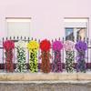 Flower Rattan Long Vine Roses Silk Material Faux Hanging Violets  Fall Decoration