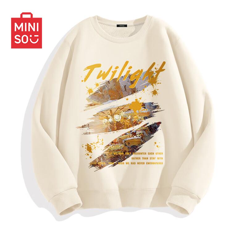 MINISO Men's Premium Heavyweight Loose-Fit Sweatshirt