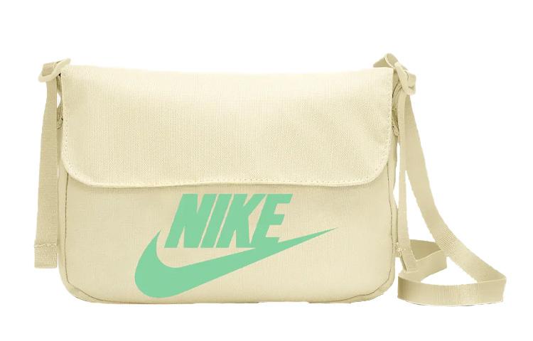 Nike Women's Fabric Shoulder Bag, Crossbody Bag Regular Unisex Coconut Milk Ecru Cw9300-113