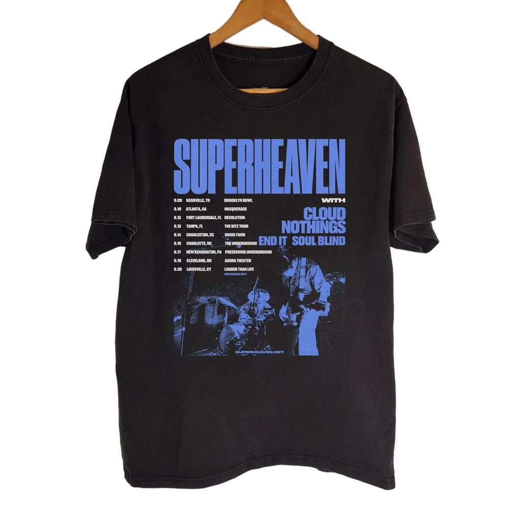 

Superheaven Announce September 2025 US Tour Black Unisex Shirt IA361 Unisex T-Shirt S