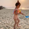 Girl's Princess Bow One-Piece Swimsuit - Cute Baby & Toddler Swimwear