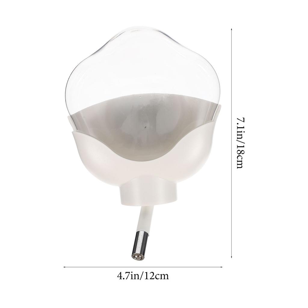 Hamster Water Bottle Automatic Pet Water Feeder Leak- Tool for Small Animals Guinea Pig Rabbit Transparent Design