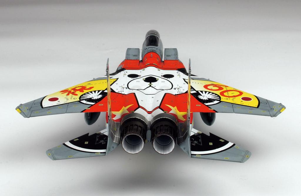 Platz 1/72 Japan Air Self-Defense Force F-15J Eagle 203rd Squadron 60th Anniversary Commemorative Paint Scheme Plastic Model Kit AC-93 (Airplane)