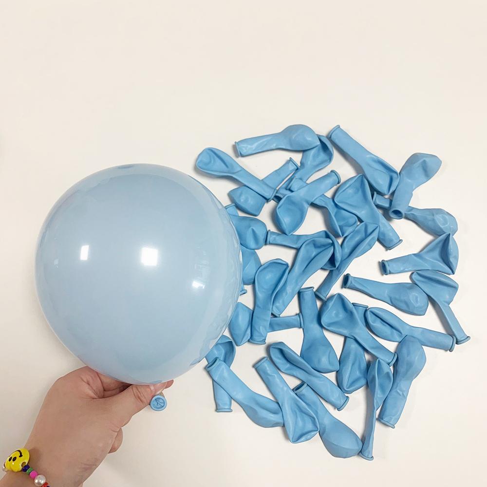 Pastel Balloon Baby Blue Pink Retro Skin White Sand Ballon Birthday Party Blue Globos Cocoa Khaki Wedding Baby Shower Decoration