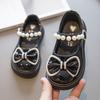 Zapatos negros de cuero para niña, zapatos blancos de cuero estilo británico, zapatos de actuación princesa Mary Jane, nuevos zapatos súper suaves para bebé de primavera y otoño
