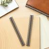 20Pcs Plastic Binding Coils 30 Hole Round Design Loose Leaf Notebook Rings for DIY School Office Report Presentation Binding