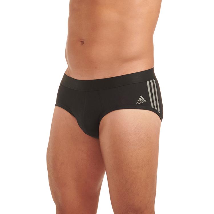 Adidas Lightweight Cotton Triangle Underwear Elastic Comfortable Skin-Friendly Breathable Men Underwear Black Gray White 4A2M01-908