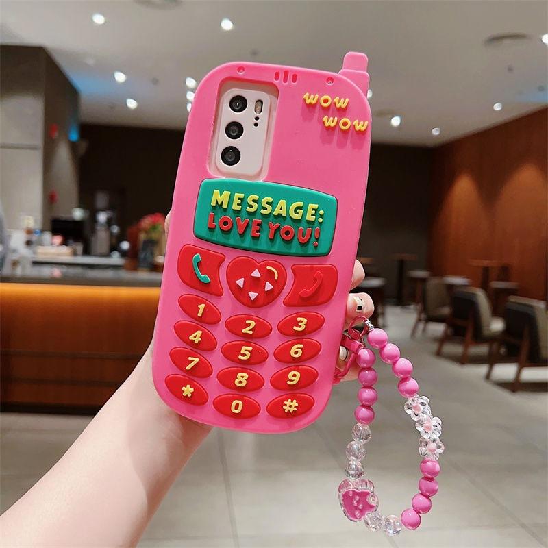 Applicable to Samsung S26 Fun Big Brother A17 mobile phone case A26 bracelet Note20 messenger rope A57 three-dimensional cartoon