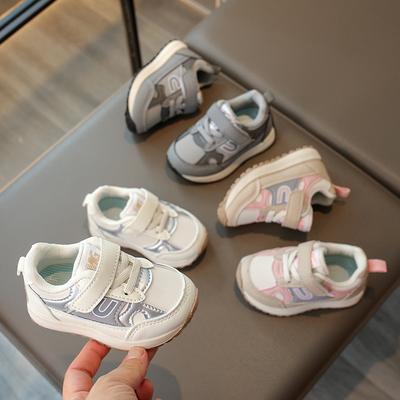 Children's Sports Shoes Baby Toddler Shoes Baby Shoes Spring and Autumn New One-year-old Boys Casual Shoes Girls Single Shoes