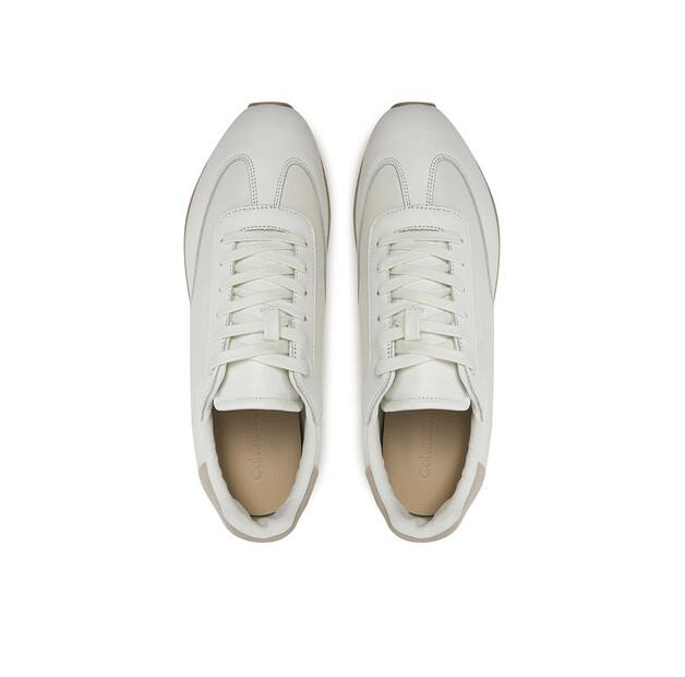 Мужские кроссовки Calvin Klein Low top lace up tmbl lth hm0hm01804 белые