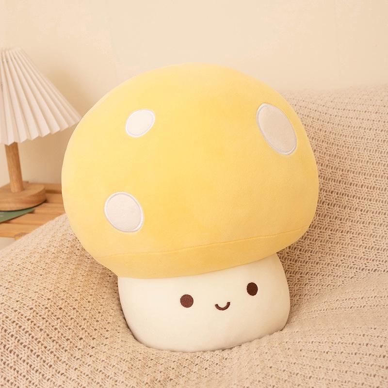 Mushroom Plush Toy – Cartoon Style Large Doll