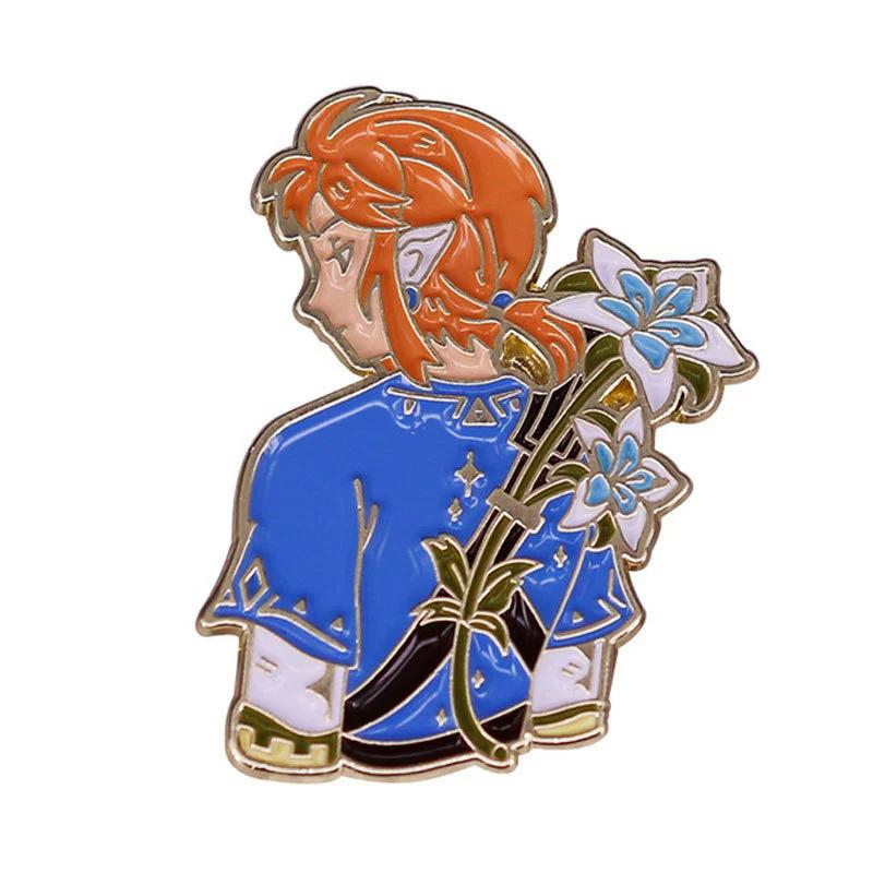 The Legend of Zelda Enamel Pins Anime Zelda Manga Brooches for Women Men Lapel Pins Badges on Backpack Clothes Accessories Gifts