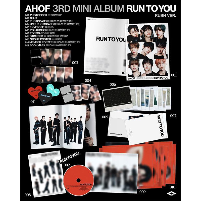 [Pre-order] AHOF 3rd Mini Album [RUN TO YOU] PHOTOBOOK Ver. (Online Benefit)